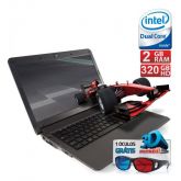 NOTEBOOK POSITIVO SIM+605 DUAL CORE, HD320, 2GB, 3D, LINUX -